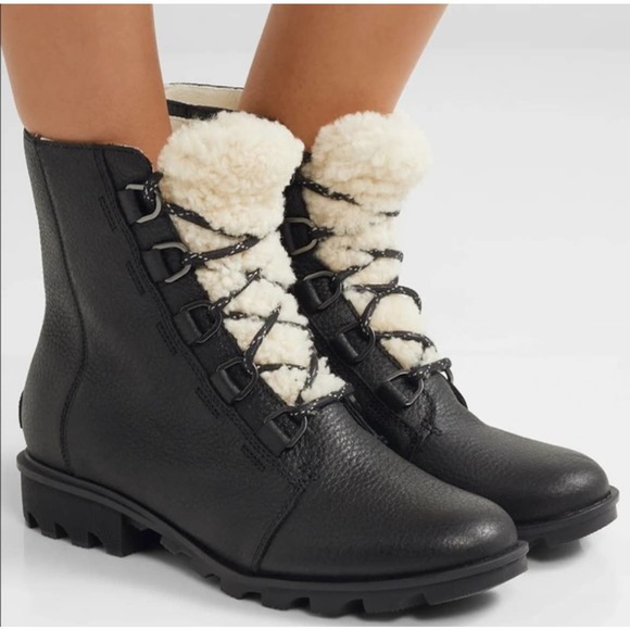 SOREL Phoenix Short Waterproof Combat Boots Women’s 8.5 - Picture 9 of 9